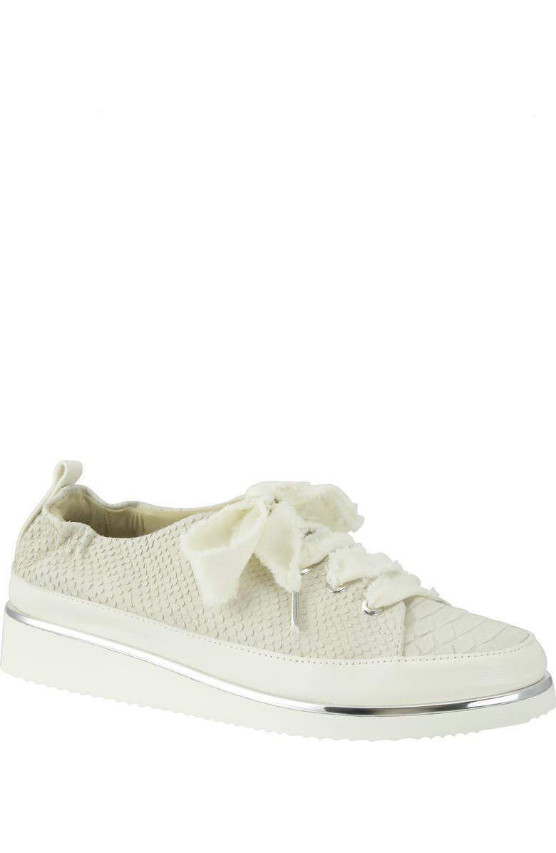 Ron White Novella Snake Embossed Nubuck Sneaker, Main, color,