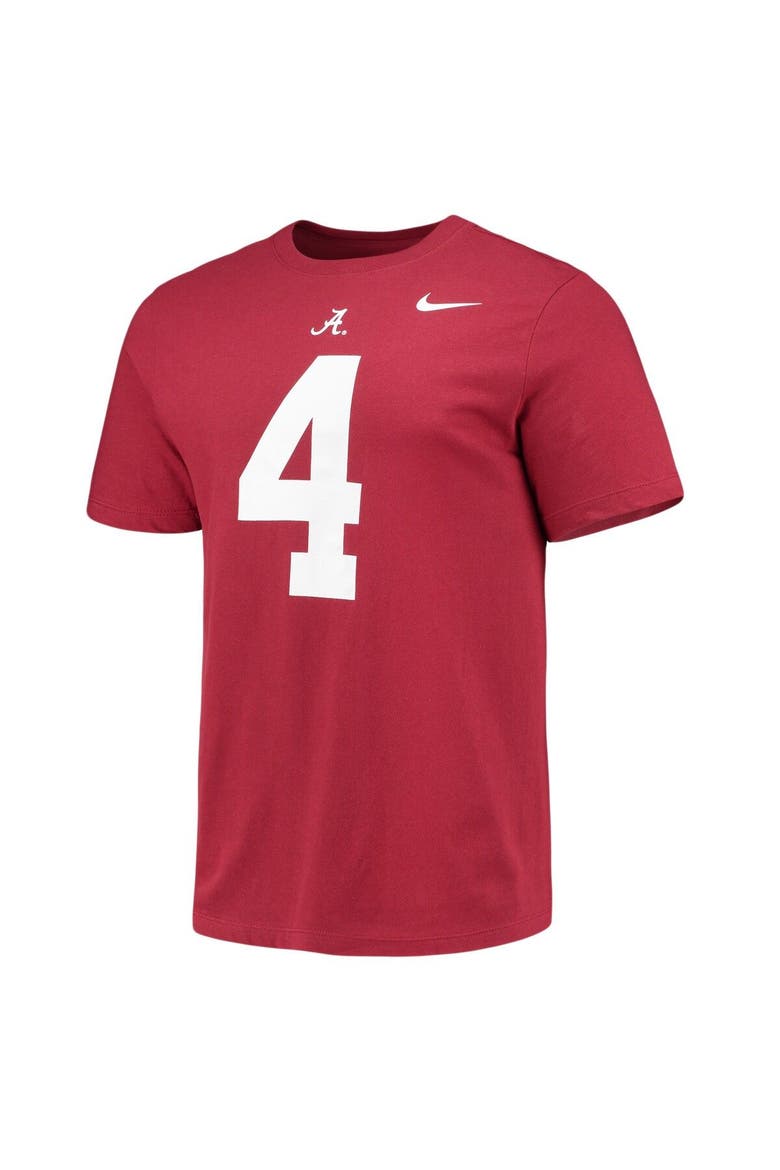 Men's Nike Jerry Jeudy Crimson Alabama Crimson Tide Alumni Name & Number T-Shirt, Alternate, color, Crimson