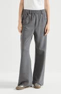 Brunello Cucinelli Cotton smooth French terry trousers