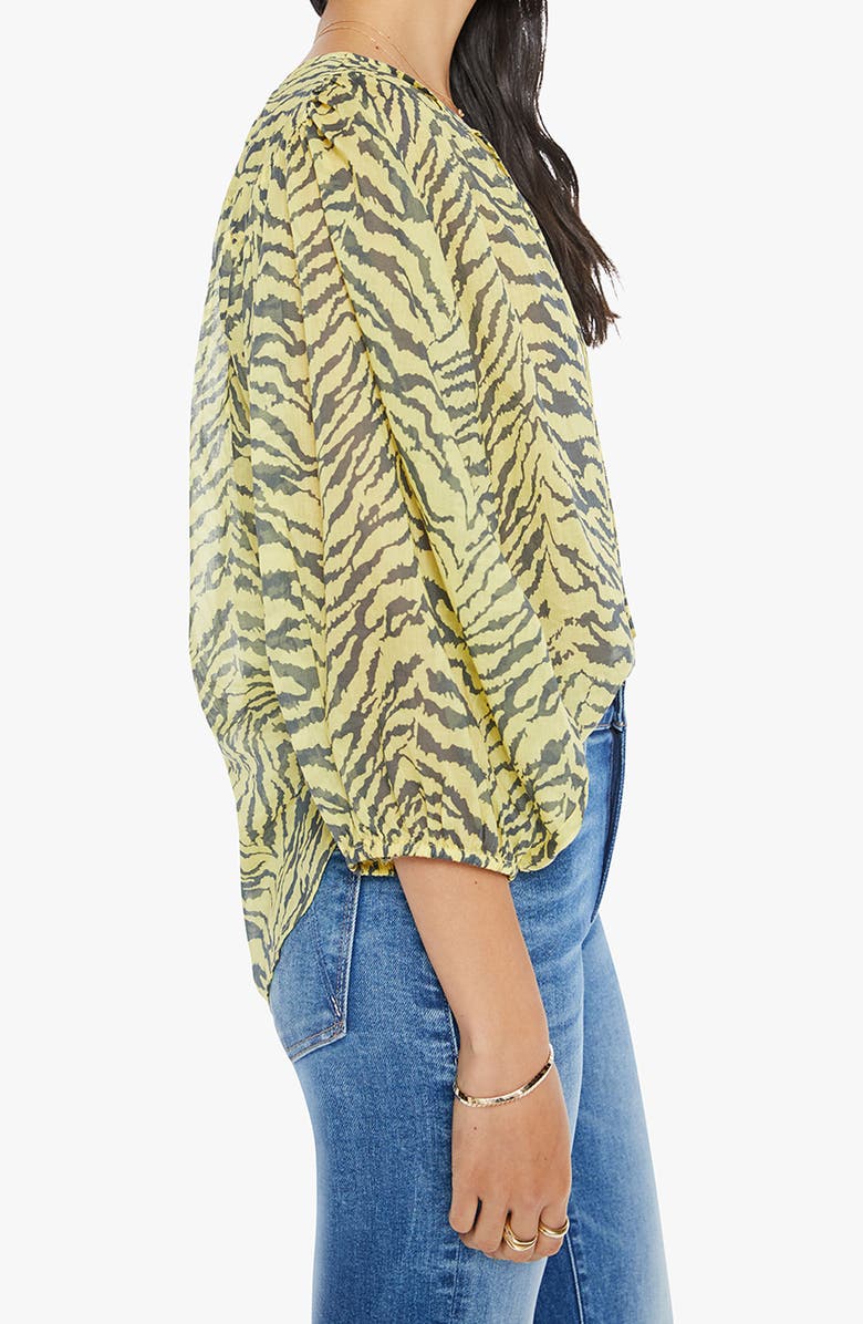 MOTHER The Breeze Tie Neck Top, Alternate, color, Catcall