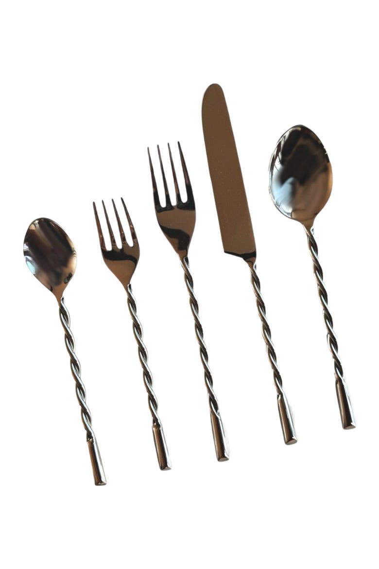 Ava Silver Flatware, Main, color, Silver