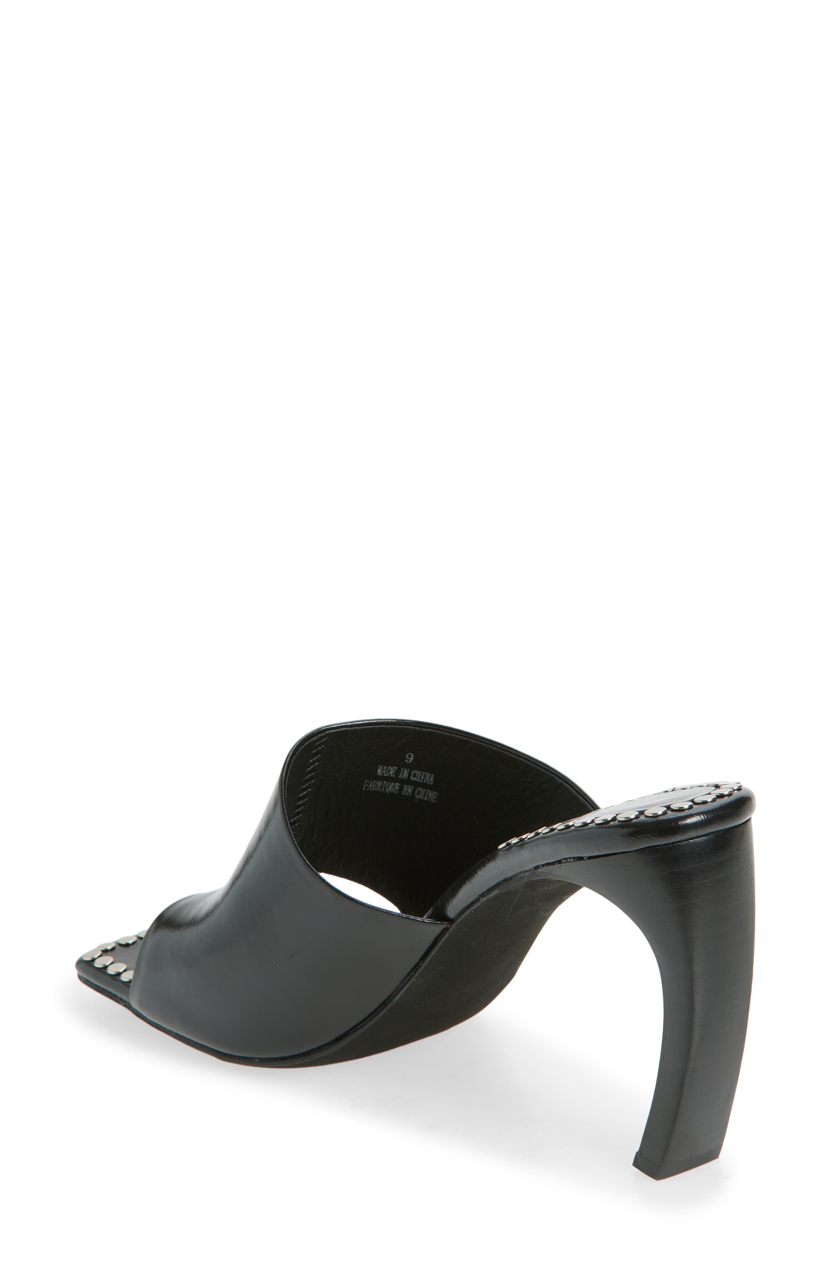 Jeffrey Campbell Alloc Slide Sandal, Alternate, color, Black Silver