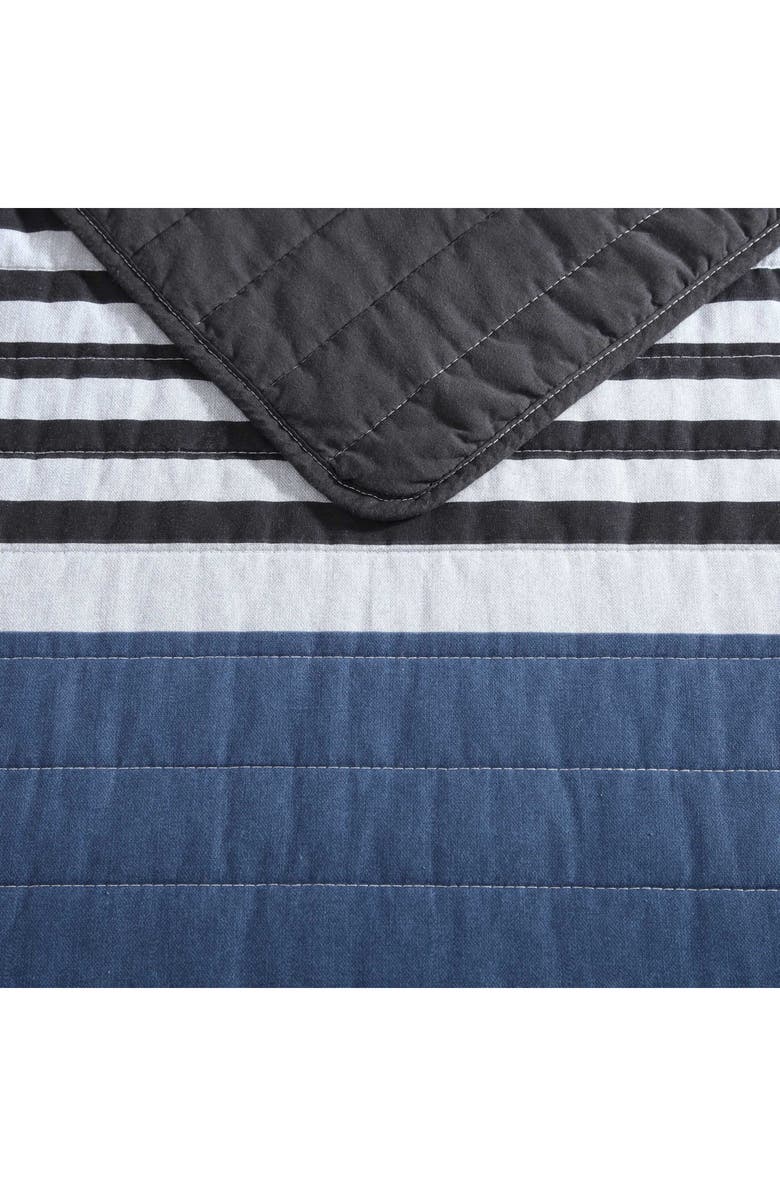 Nautica Rendon Quilt & Sham Set, Alternate, color, Charcoal