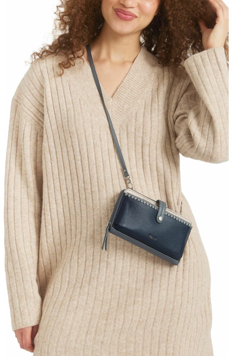 The Sak Iris Smartphone Crossbody Bag, Alternate, color, Black Onyx