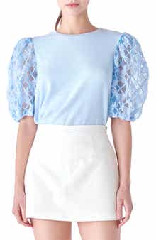 Mixed Media Blouse