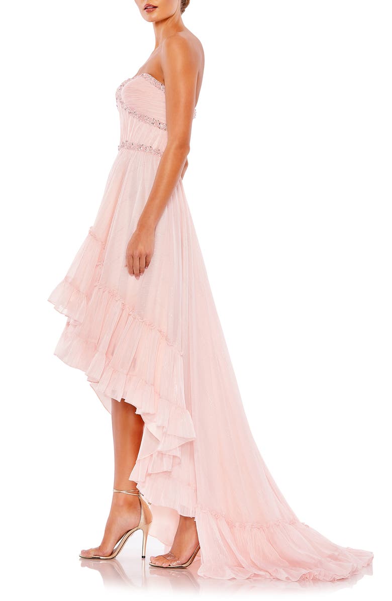 Mac Duggal Sweetheart Neck High-Low Gown, Alternate, color, 