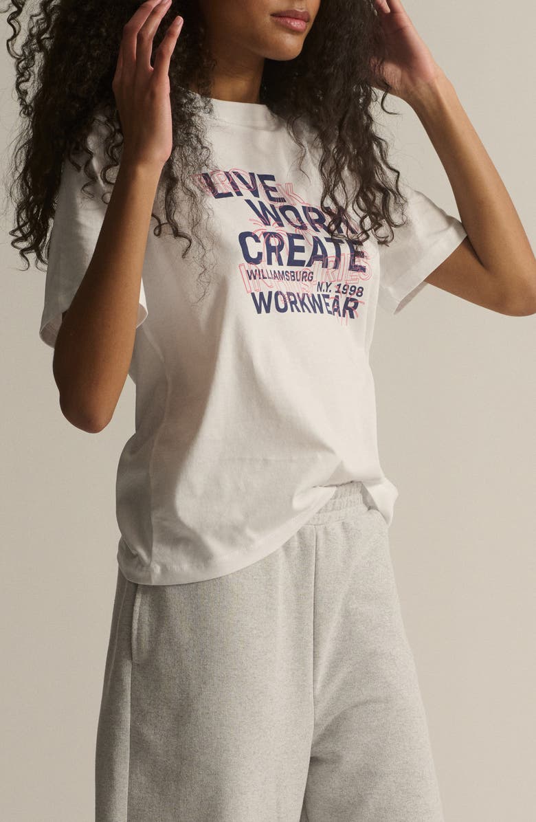 Brooklyn Industries Live Work Create Graphic T-Shirt, Alternate, color,