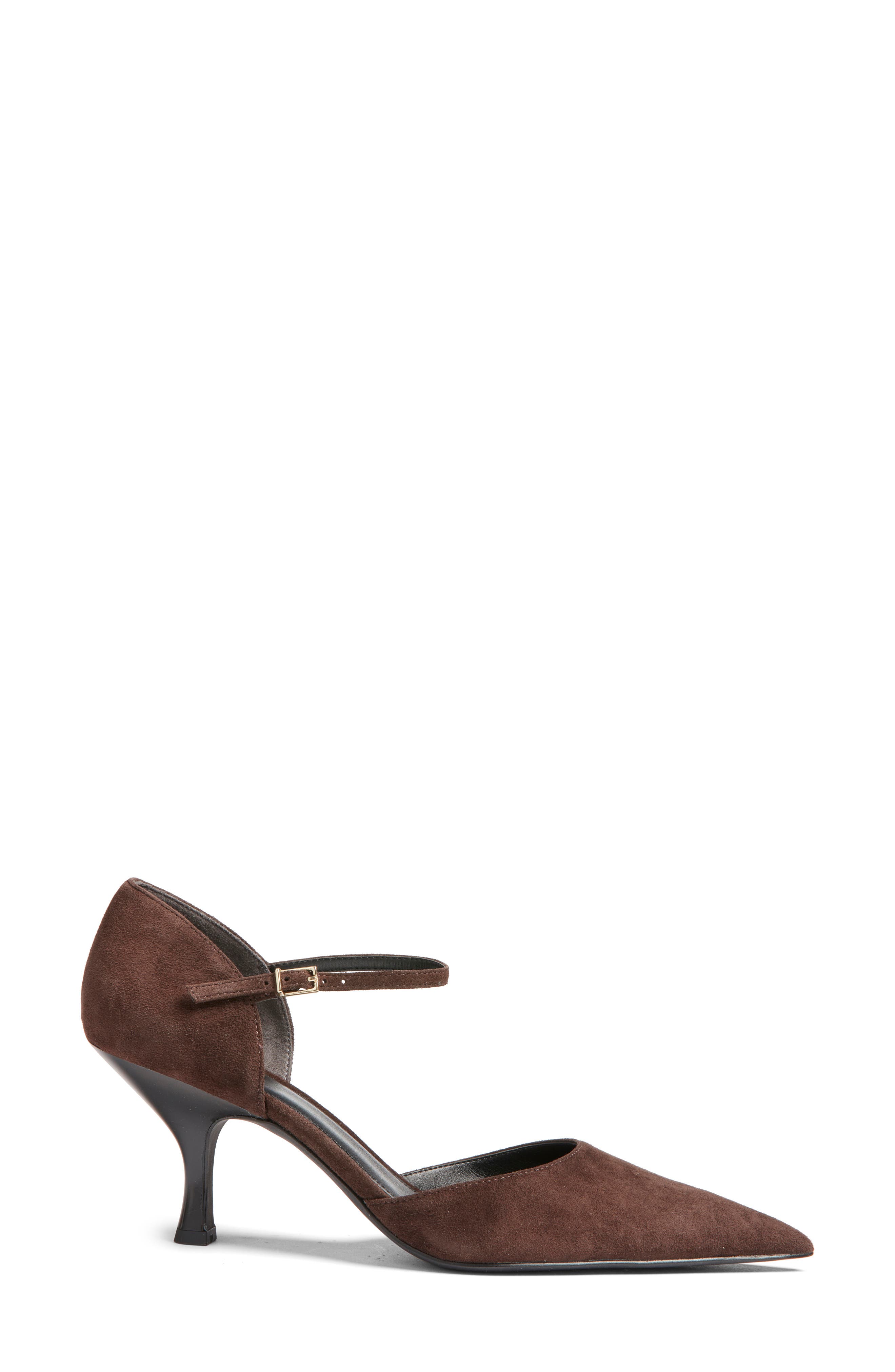 Liv Pointed Toe d'Orsay Pump, Alternate, color, BROWN CAFFE