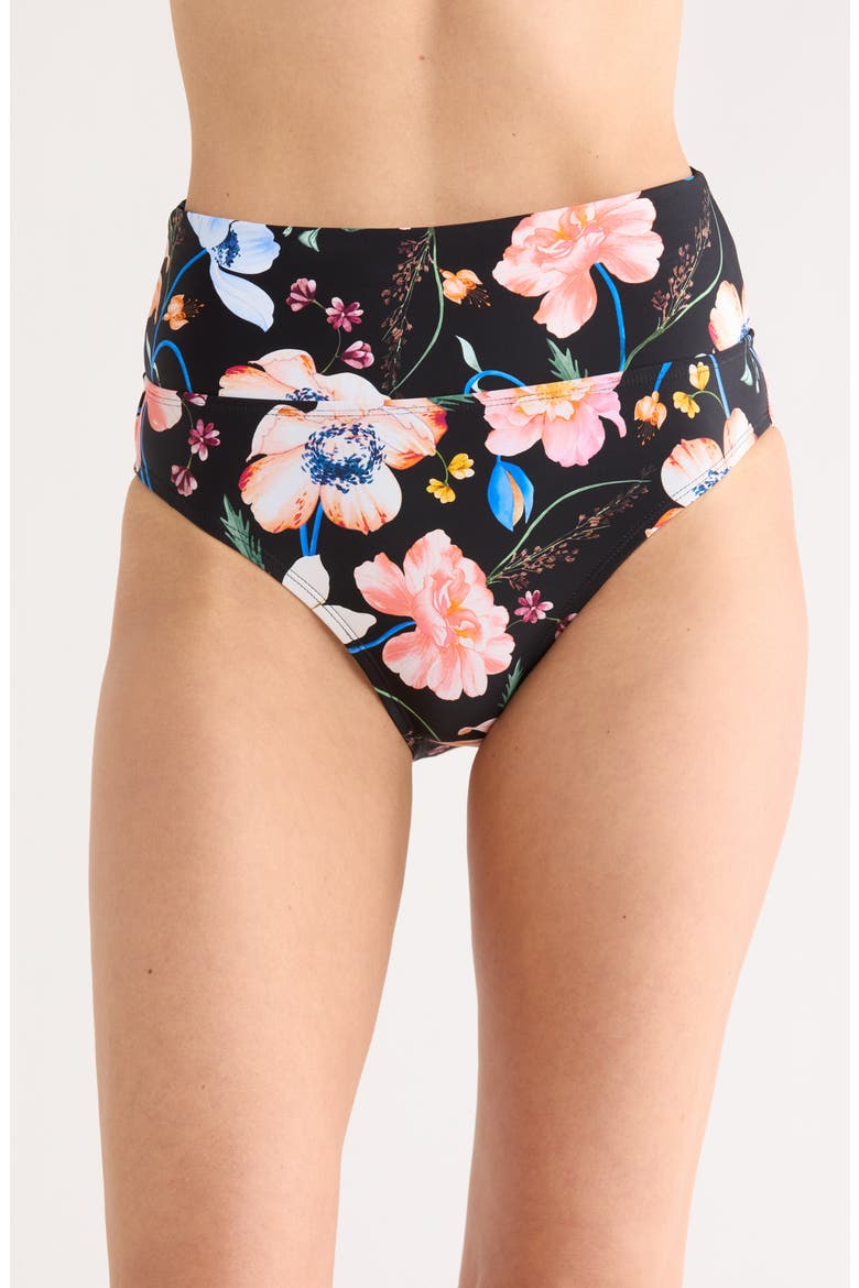 Barbara Convertible Bikini Bottoms, Main, color, BLACK