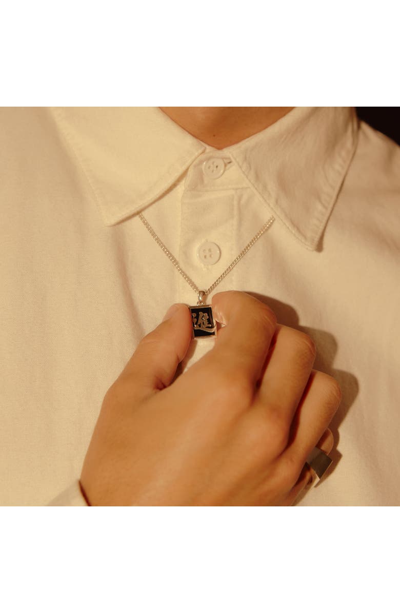 LOUPN ASCEND Pendant Necklace, Alternate, color, Silver