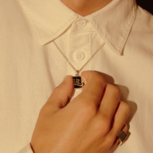 Loupn Ascend Pendant Necklace In Silver