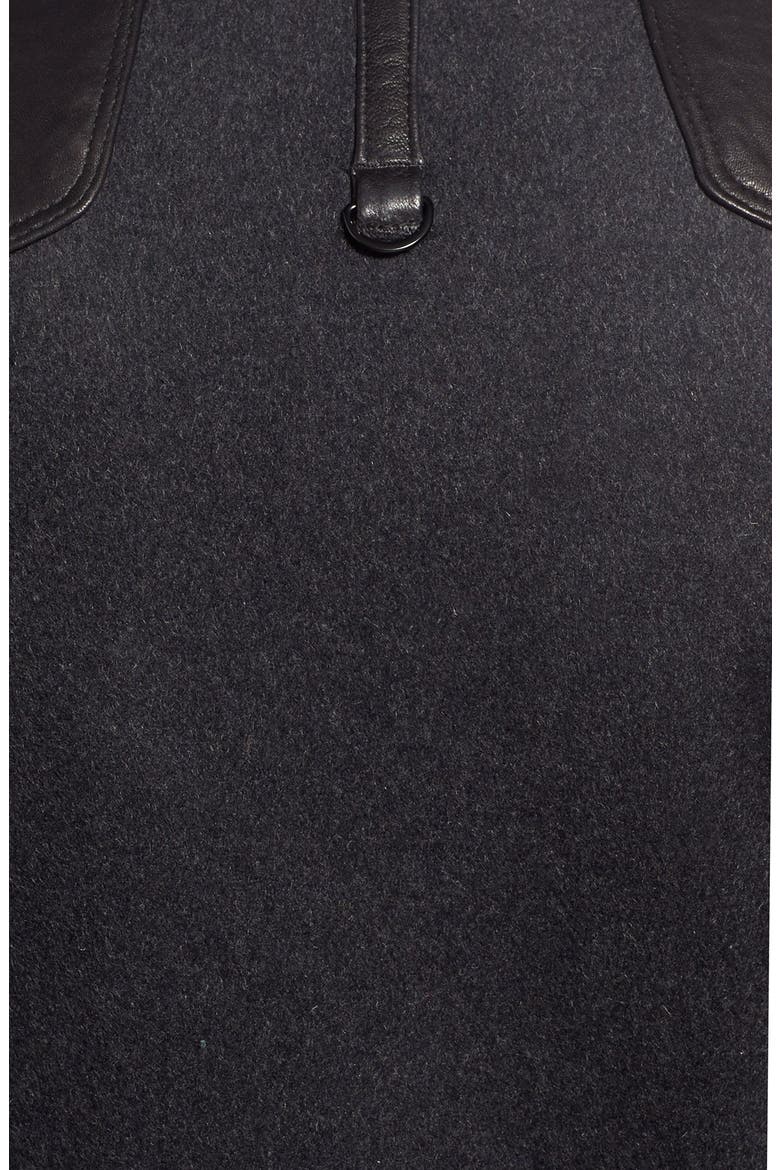 W.R.K. Mixed Media Shirt Jacket, Alternate, color, CHARCOAL