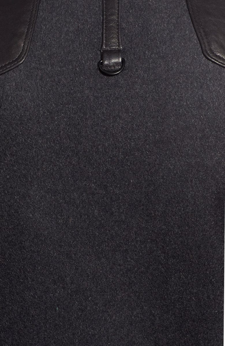 W.R.K . Mixed Media Shirt Jacket, Alternate, color, Charcoal