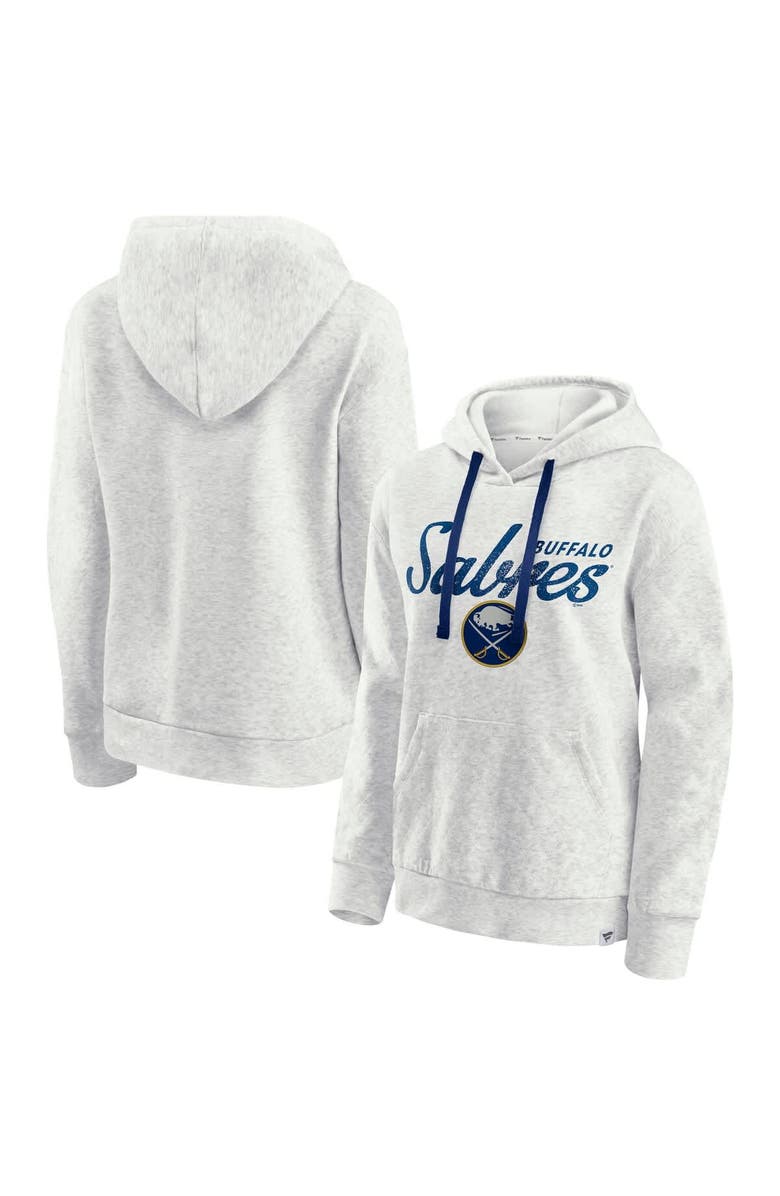 FANATICS Women's Fanatics  Oatmeal Buffalo Sabres True Classics Quilted Pullover Hoodie, Alternate, color, 