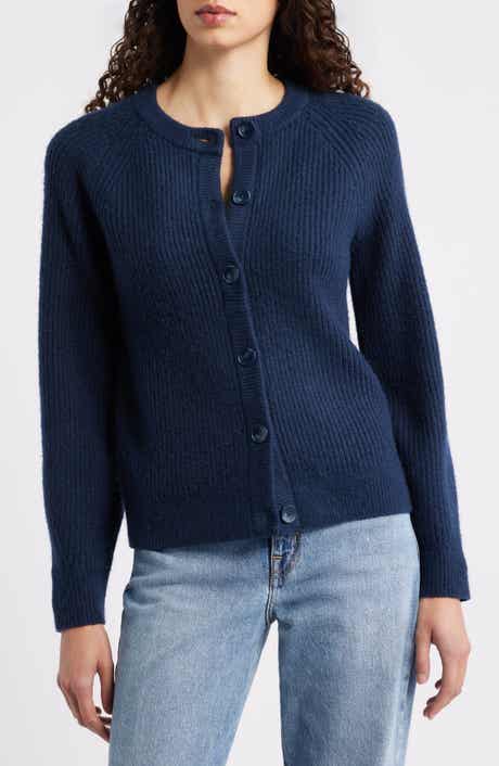 Caslon® Cozy Rib Cardigan