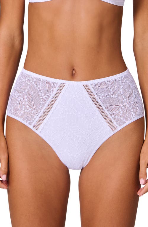Simone Perele Comete Retro Briefs In White