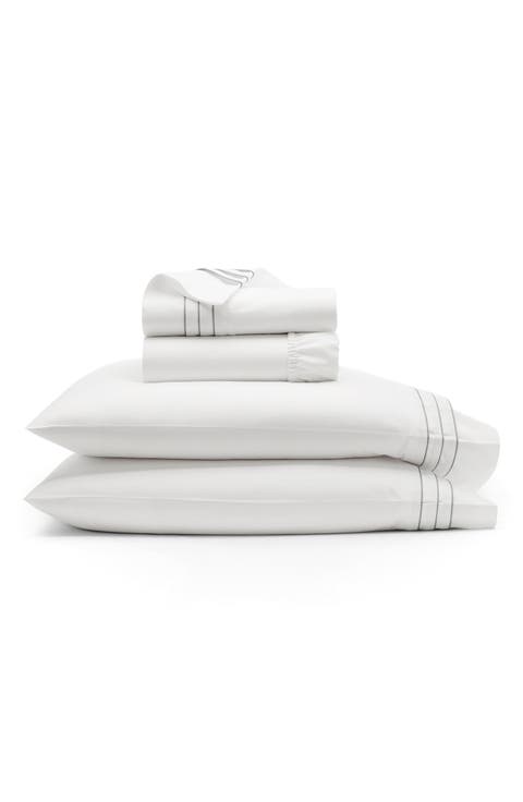 Signature Triple Pleat Organic Cotton Sheet Set