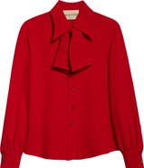 Valentino Solid Silk Cady Couture Button-Up Shirt
