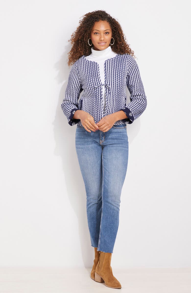 vineyard vines Reversible Quilted Cotton Jacket, Alternate, color,