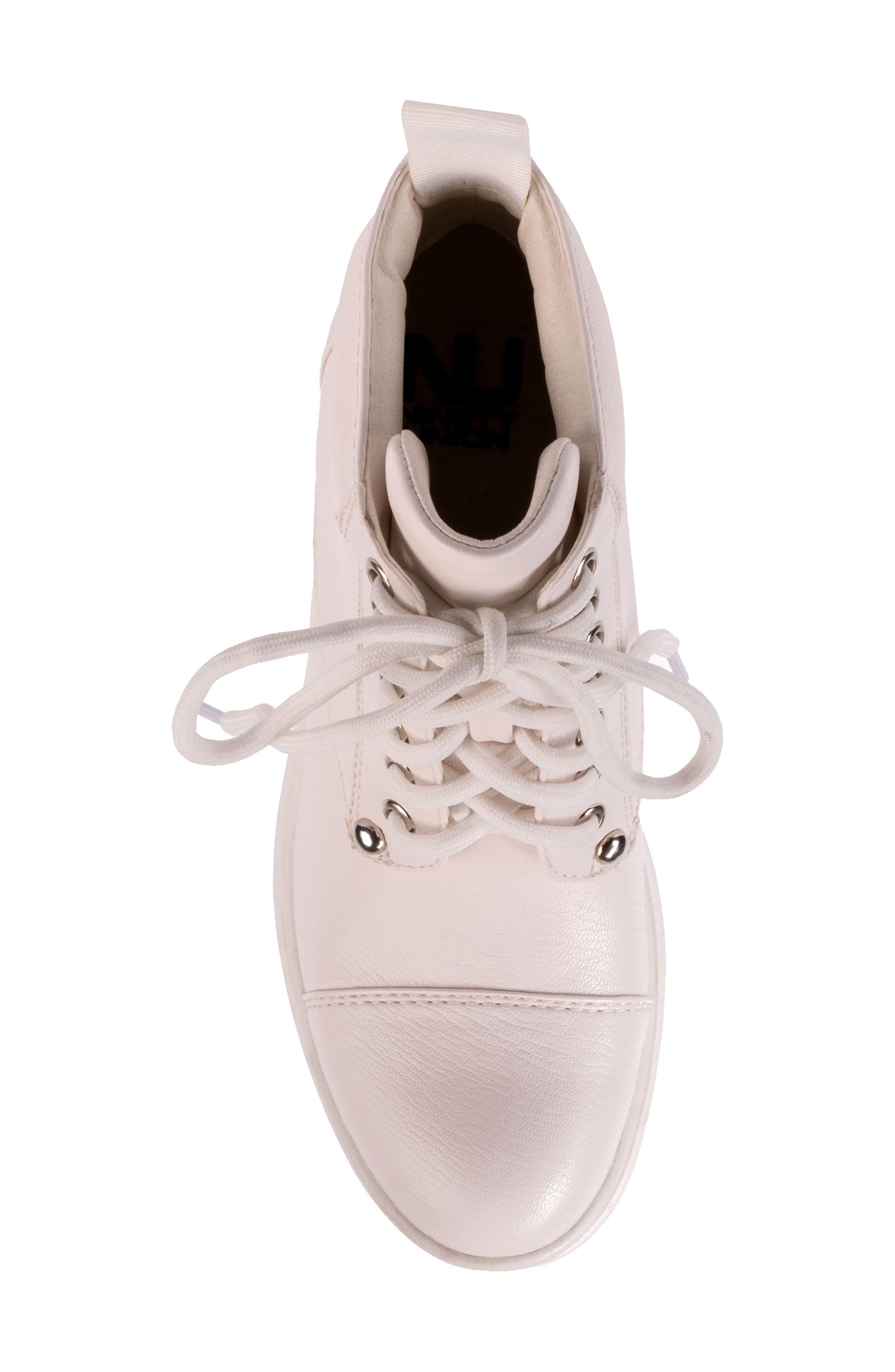 NINETY UNION Thunder Lug Sole Boot, Alternate, color, White