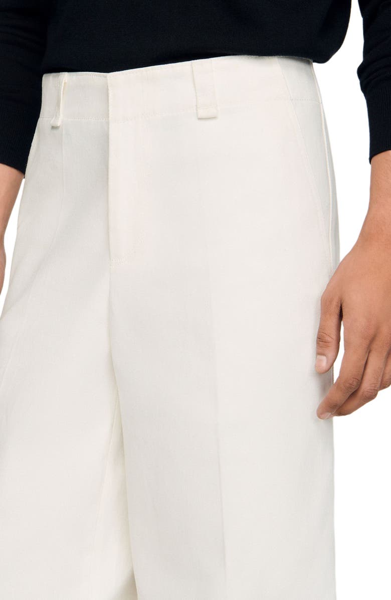 SANDRO Wide-leg trousers, Alternate, color, 