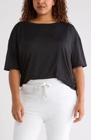 Zella Equilibrium Short Sleeve Cocoon T-Shirt