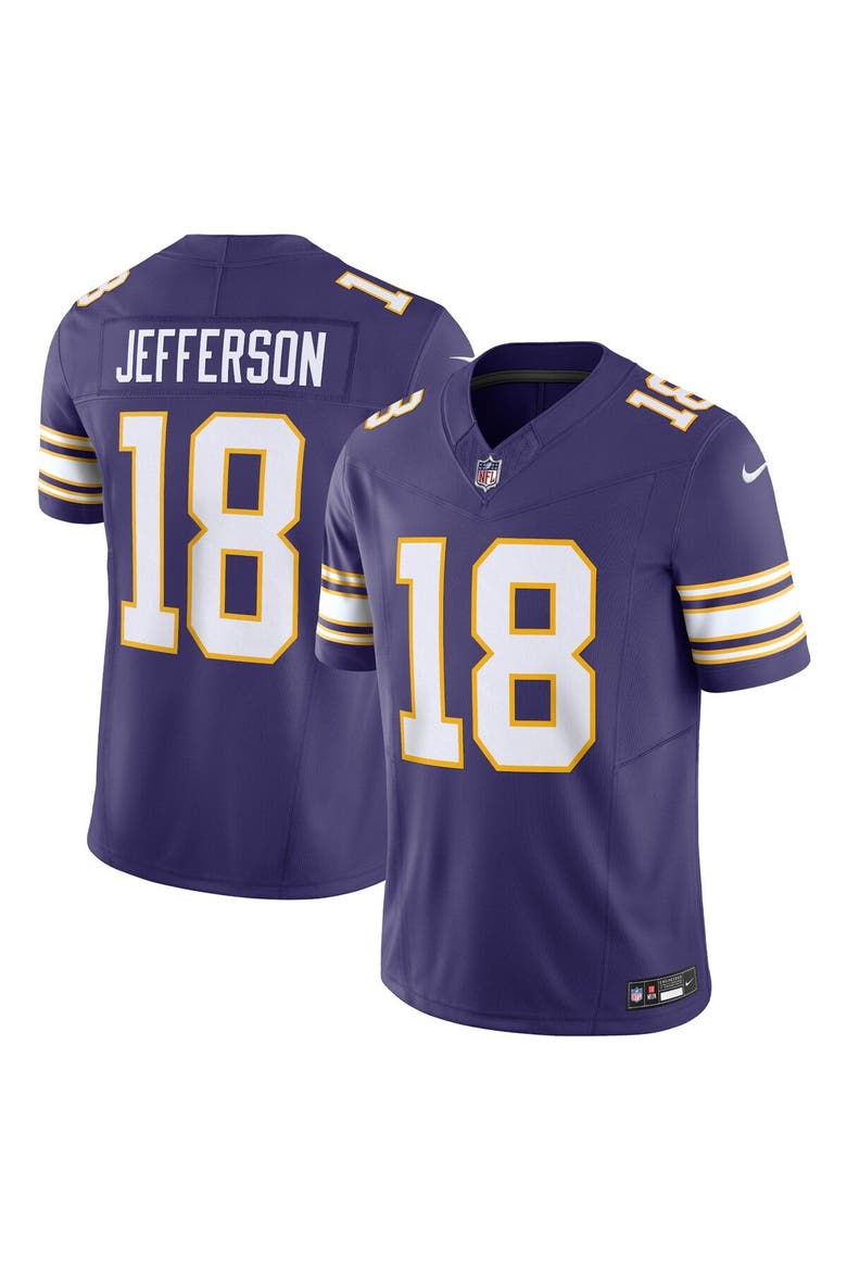Men's Nike Justin Jefferson Purple Minnesota Vikings Vapor F.U.S.E. Limited Jersey, Main, color, Purple