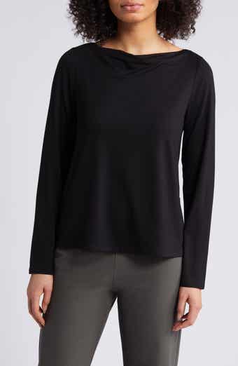 Eileen Fisher Long Sleeve Cowl Neck Top