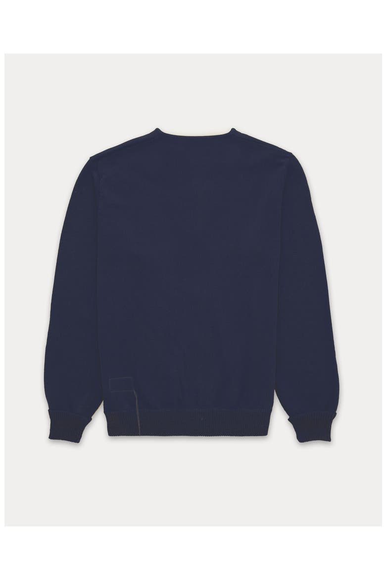 Oliver Cotton Knit Cardigan, Alternate, color, Blue
