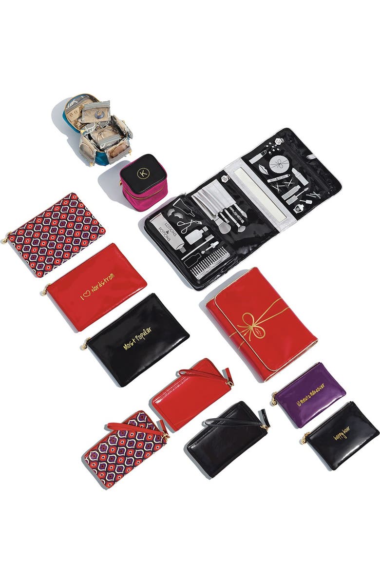 Halogen<sup>®</sup> Leather Clutch, Main, color,