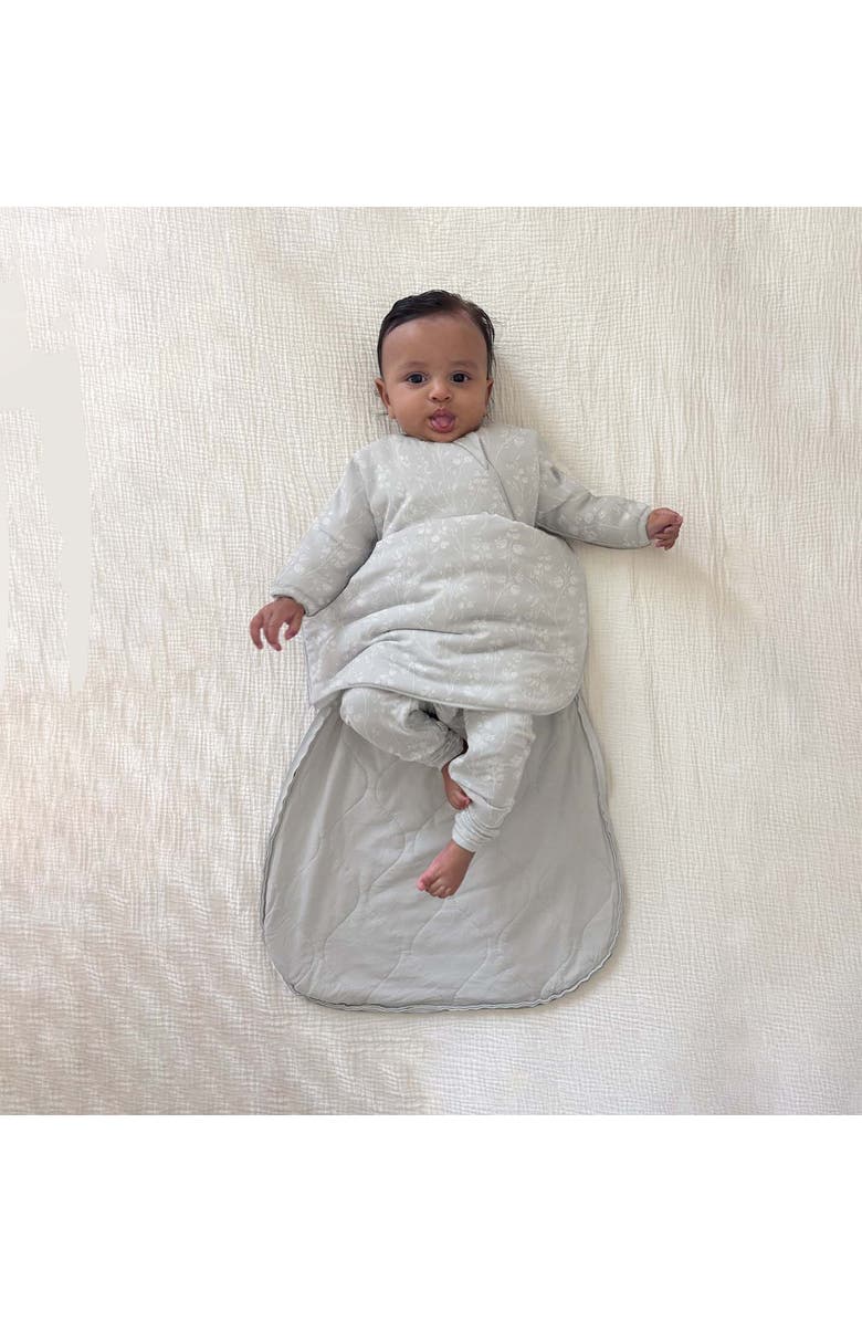 gunamuna Long Sleeve Transitional Swaddle Sleep Bag, 1.0 TOG - Baby, Alternate, color, Magnolia