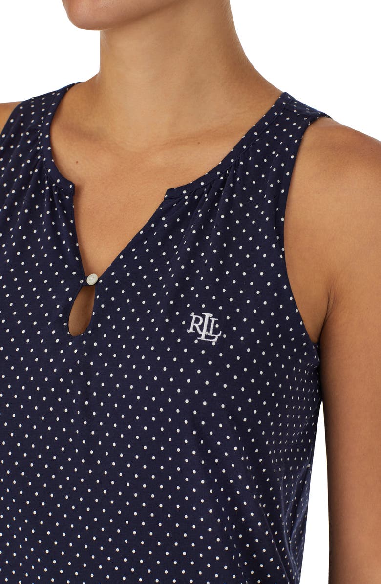 Lauren Ralph Lauren Shelf Bra Sleeveless Ballet Nightgown, Alternate, color, 