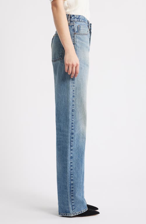Frame The Stack Straight Leg Jeans In Blue