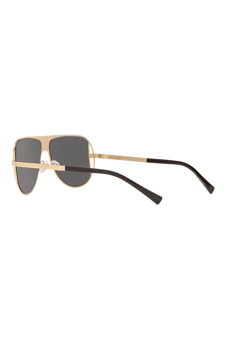 57mm Pilot Aviator Sunglasses, Alternate, color, GOLD