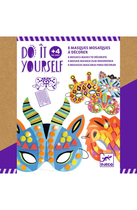 Do It Yourself Jungle Animal Mask Craft Kit