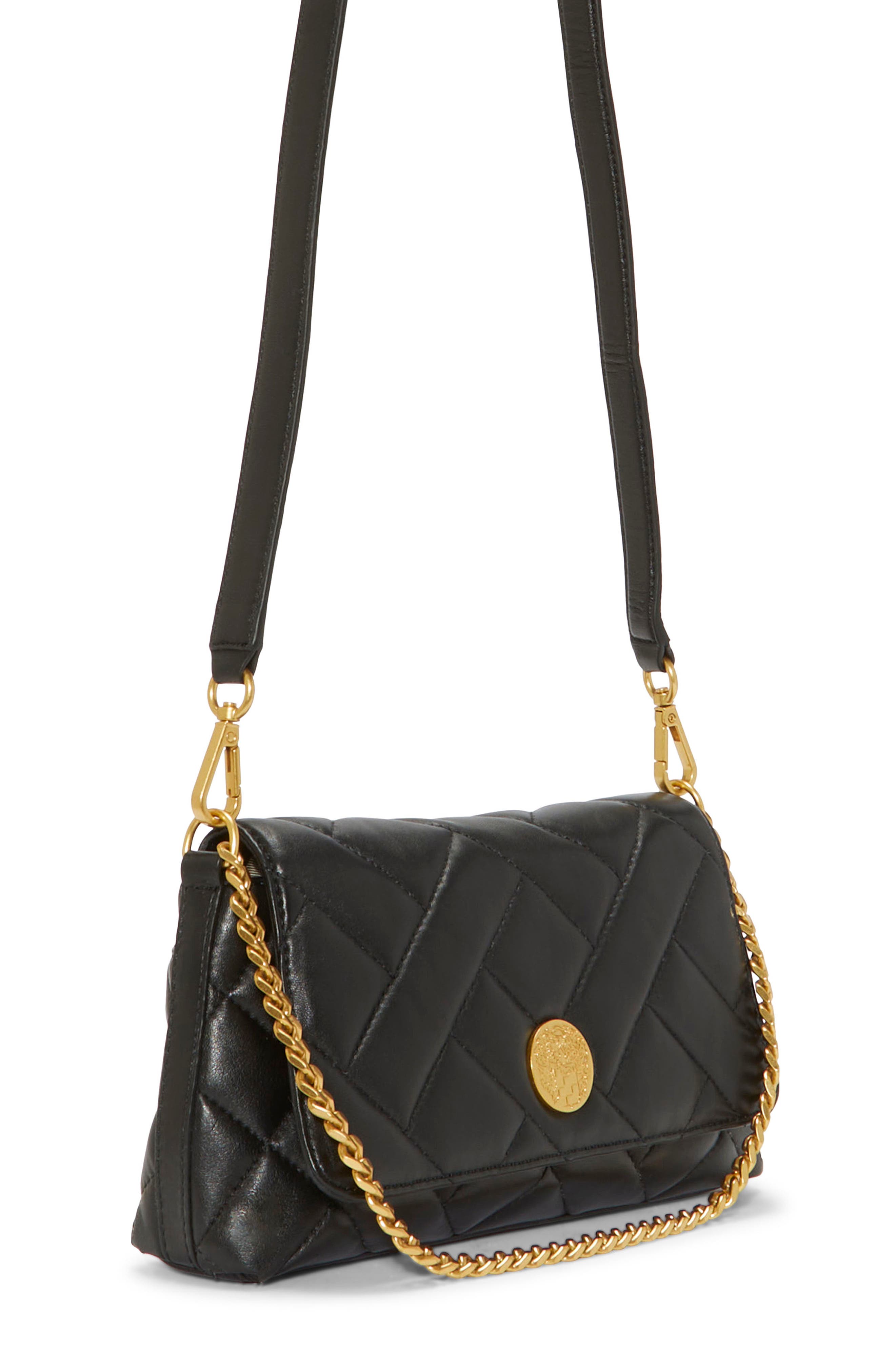 Vince Camuto Kisho Quilted Leather Crossbody Bag, Alternate, color, 