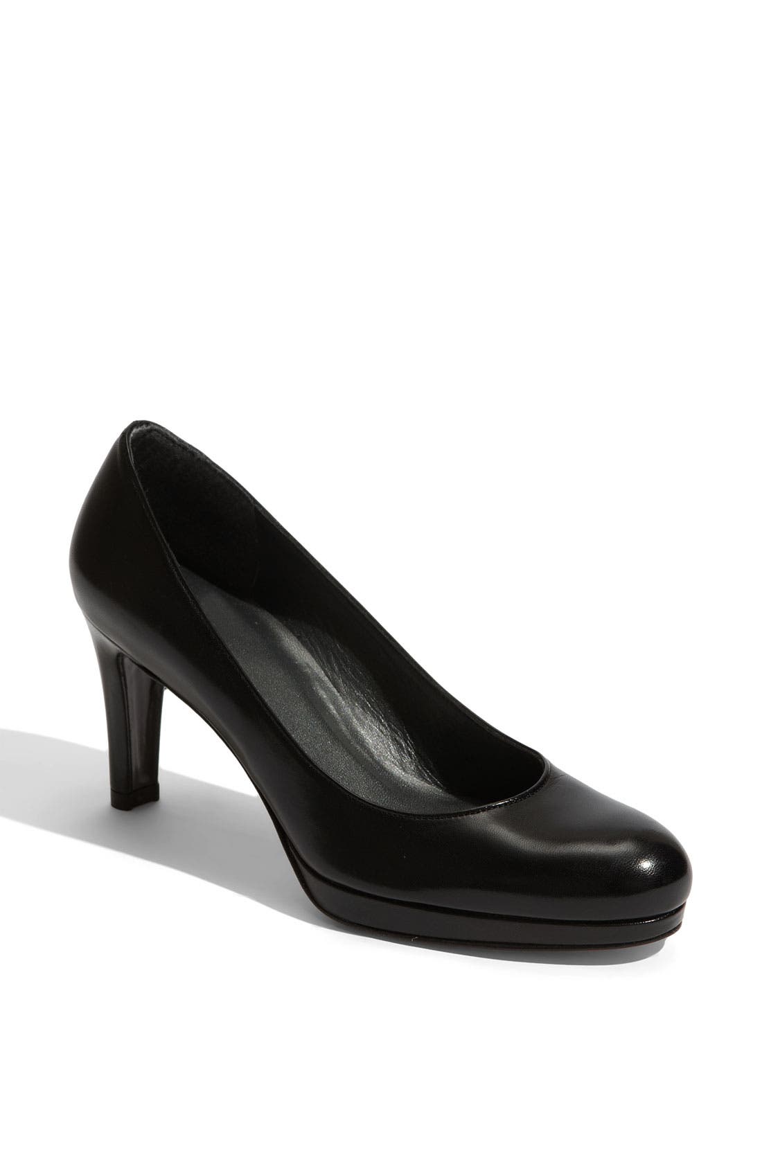 'Blog' Platform Pump, Main, color, BLACK