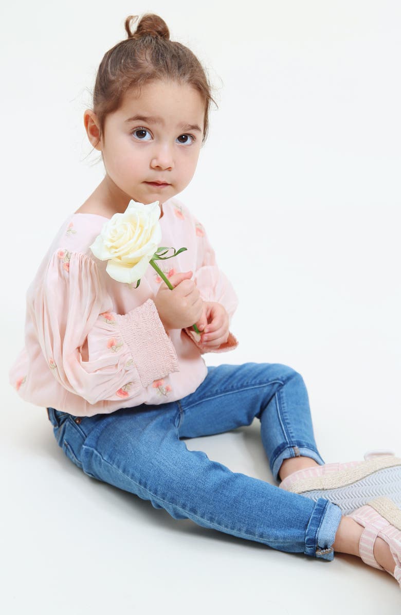 Something Navy Embroidered Top, Alternate, color,