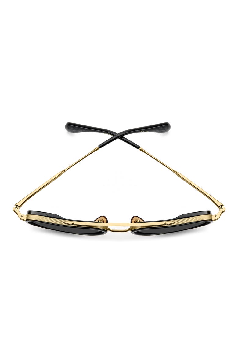 57mm Pilot Sunglasses, Alternate, color, GOLD BLACK/ GREY AR