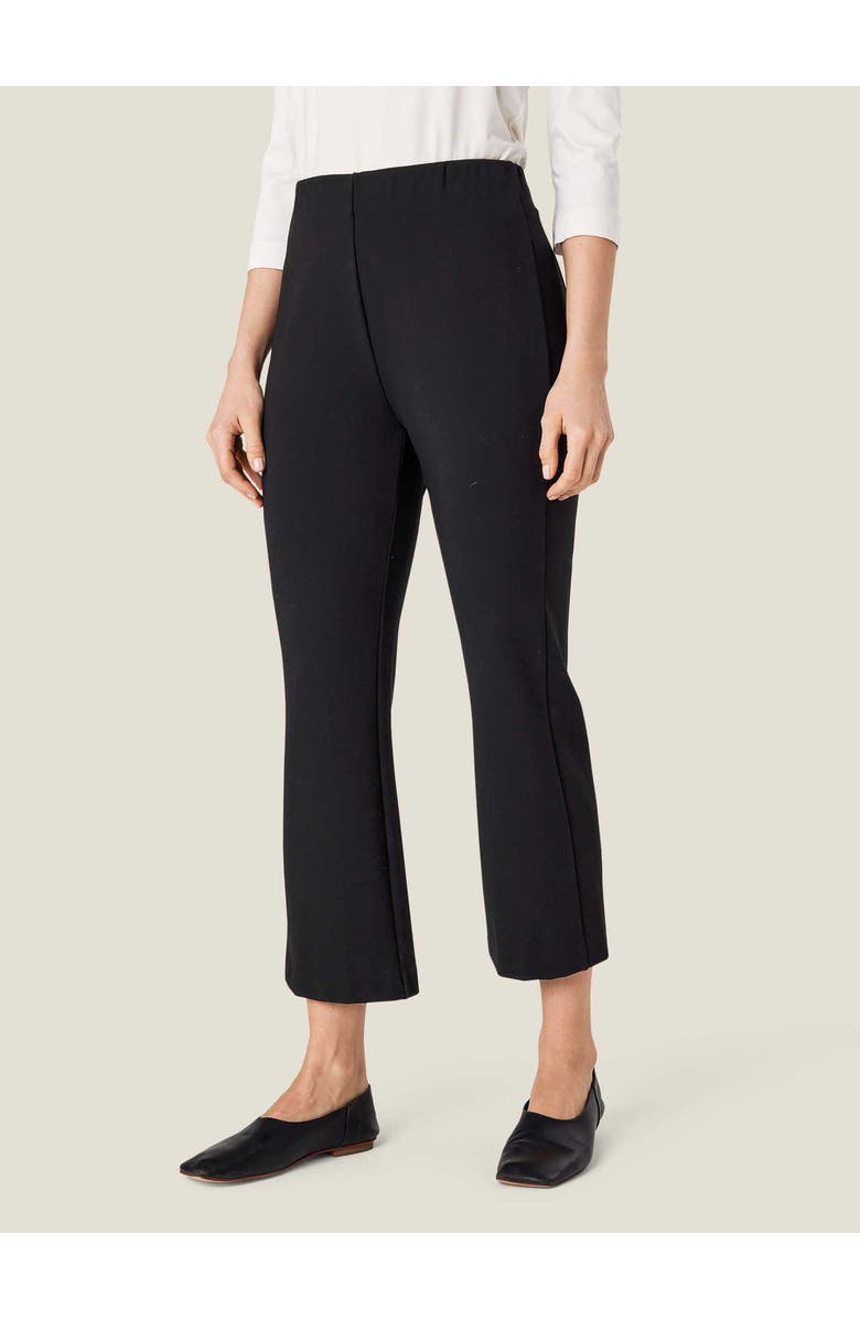 Masai Copenhagen MaPaba High Waisted Flared Crop Pants, Main, color, Black