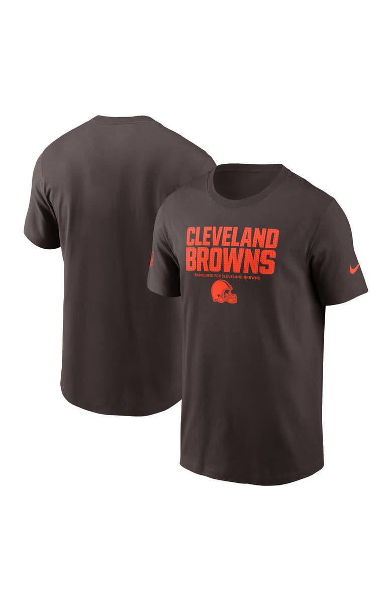 Nike Men's Nike Brown Cleveland Browns Sideline Performance T-Shirt, Main, color, Brown