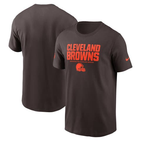 Men's Nike Brown Cleveland Browns Sideline Performance T-Shirt