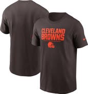 Nike Men's Nike Brown Cleveland Browns Sideline Performance T-Shirt