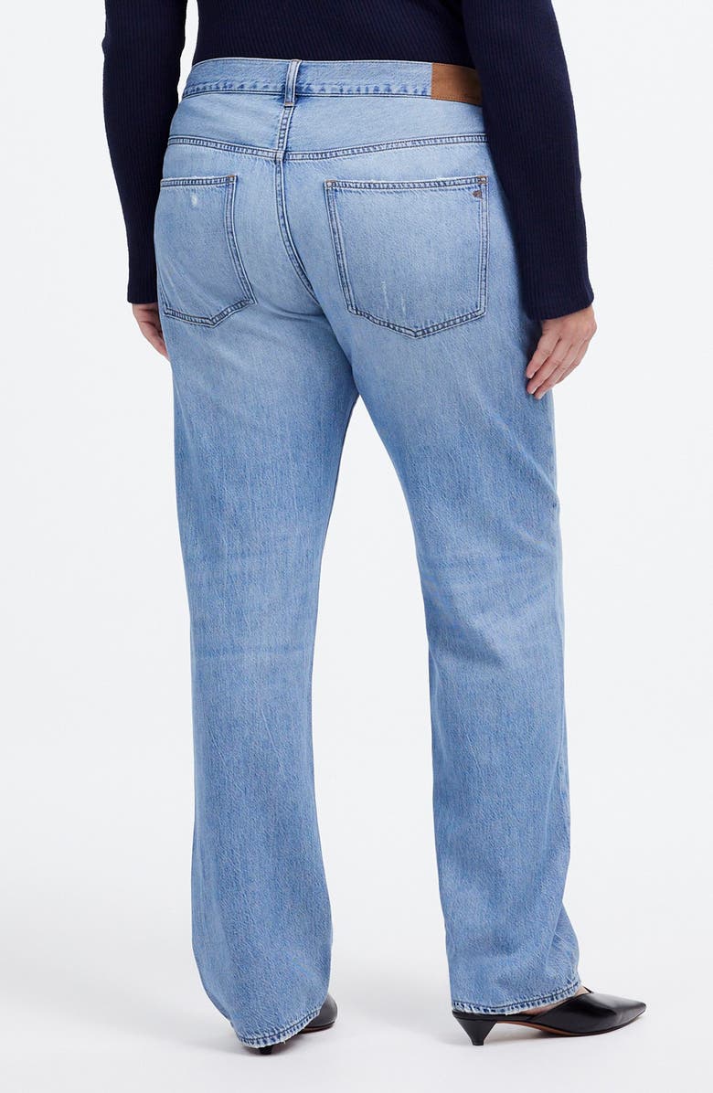 Madewell The Dean Easy Straight Leg Jeans, Alternate, color, Northridge Wash