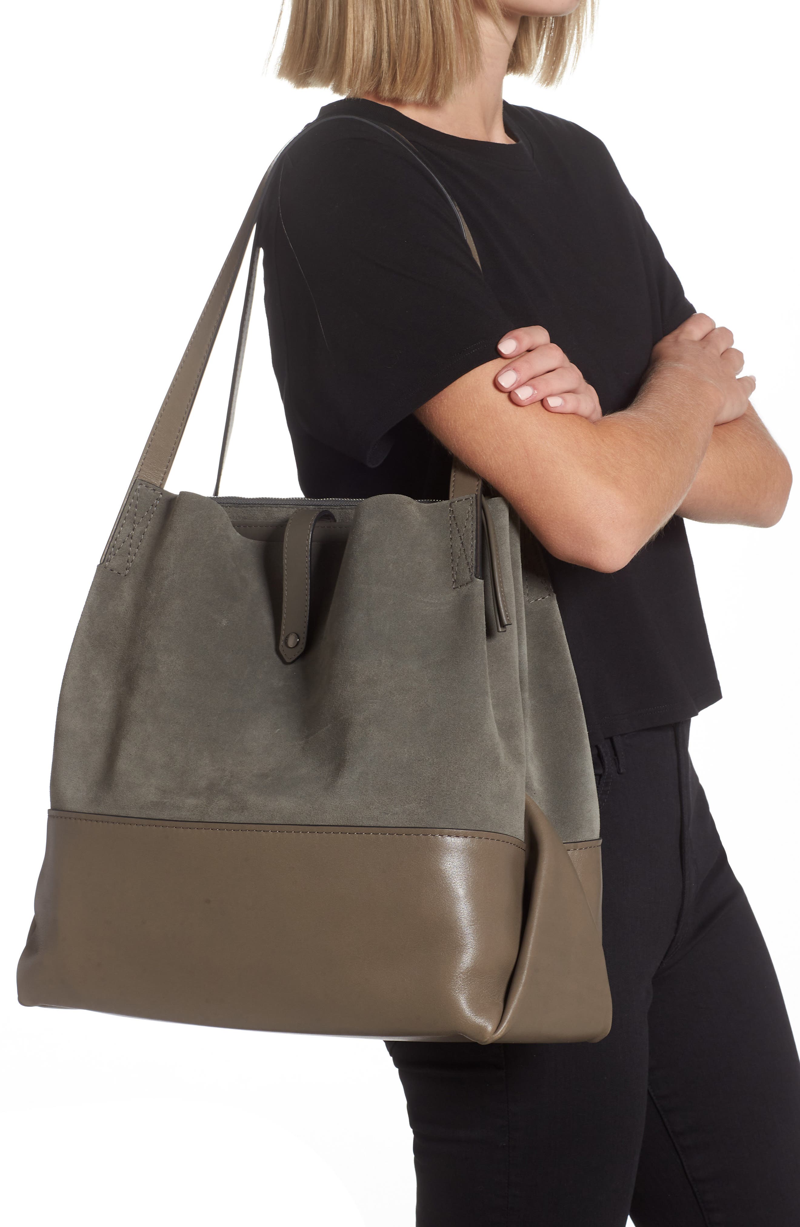 Passenger Tote 2.0, Alternate, color, SMOKE SUEDE