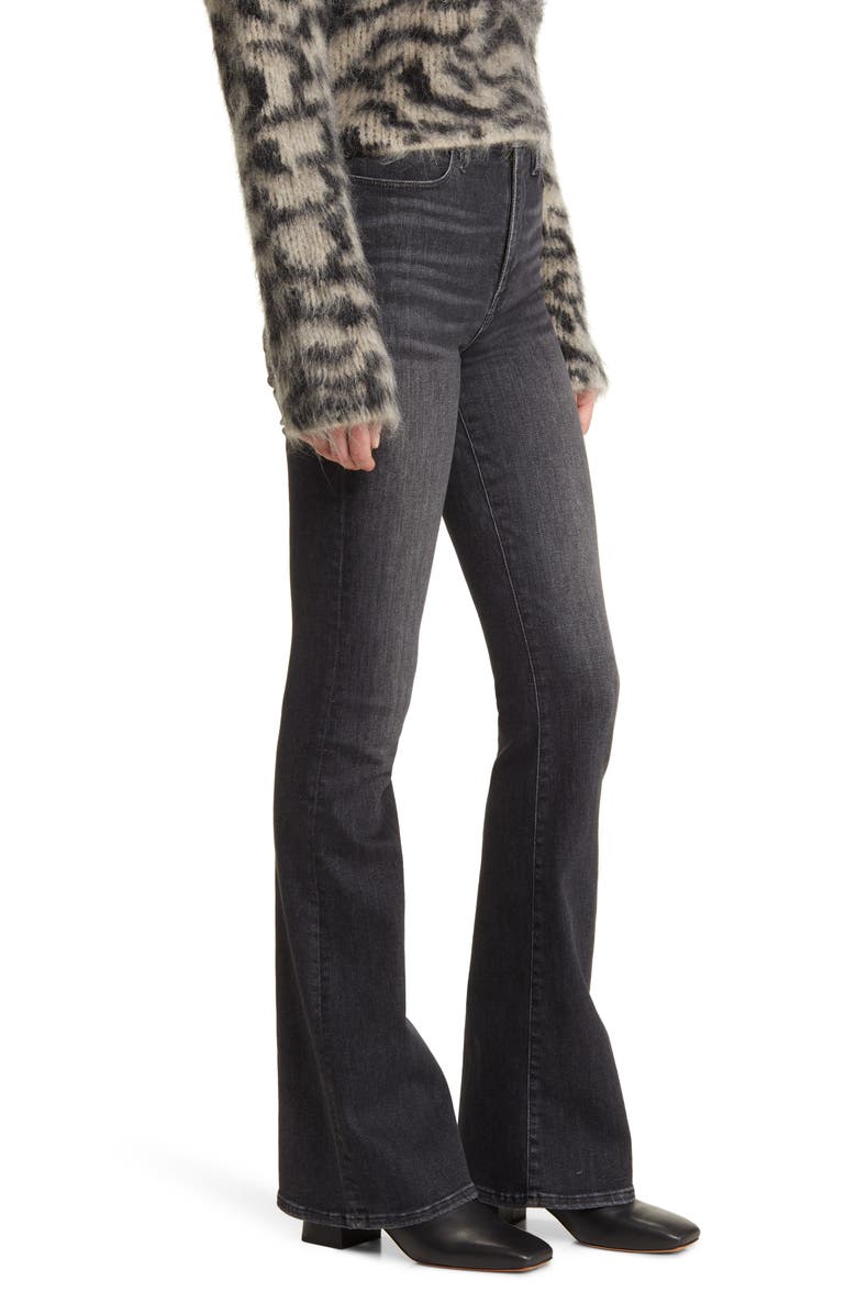 FRAME Le Super High Waist Flare Jeans, Alternate, color, 