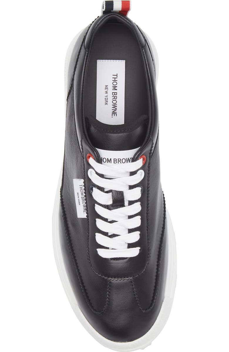 Thom Browne Soft Tech Running Shoe, Alternate, color, Black