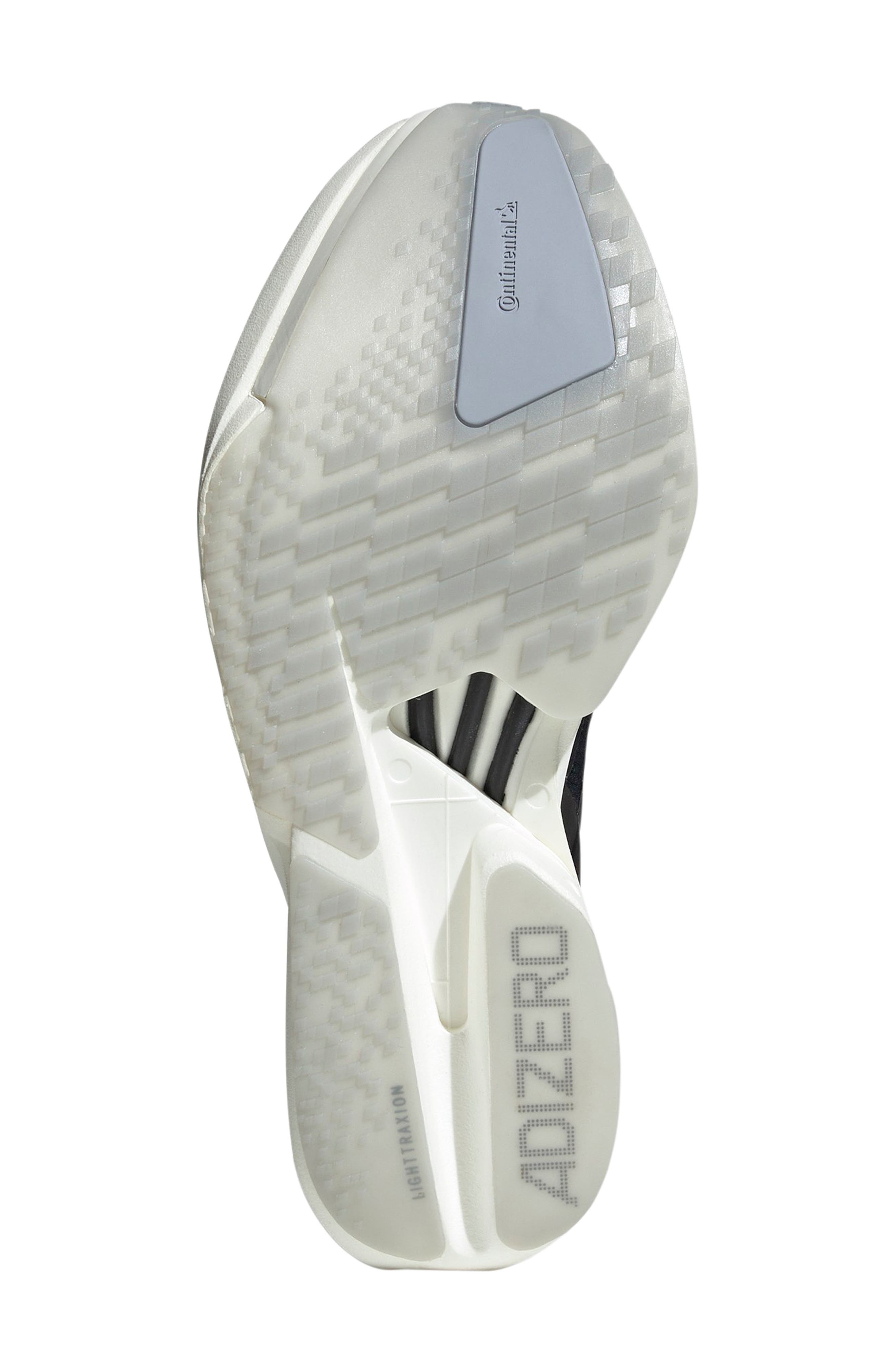 adidas Gender Inclusive Adios 9 Pro 4 Running Sneaker, Alternate, color, Black/ Black/ Grey