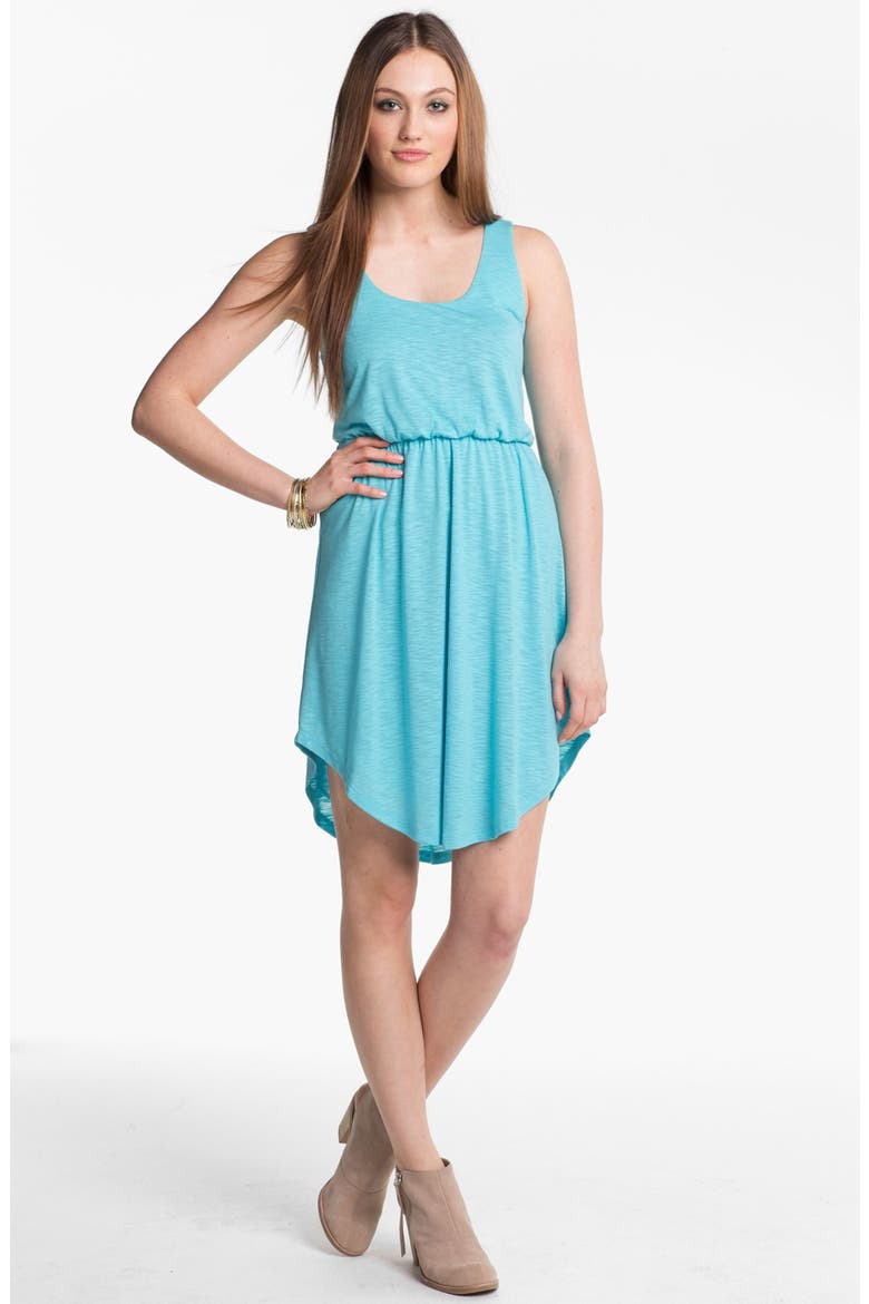 Sharkbite Dress, Alternate, color, TURQUOISE