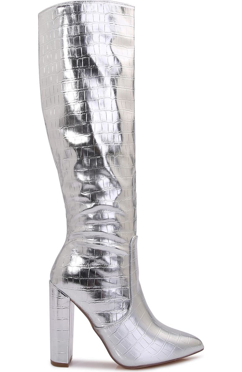 BERNESS Aster Croc Embossed Boot, Alternate, color,